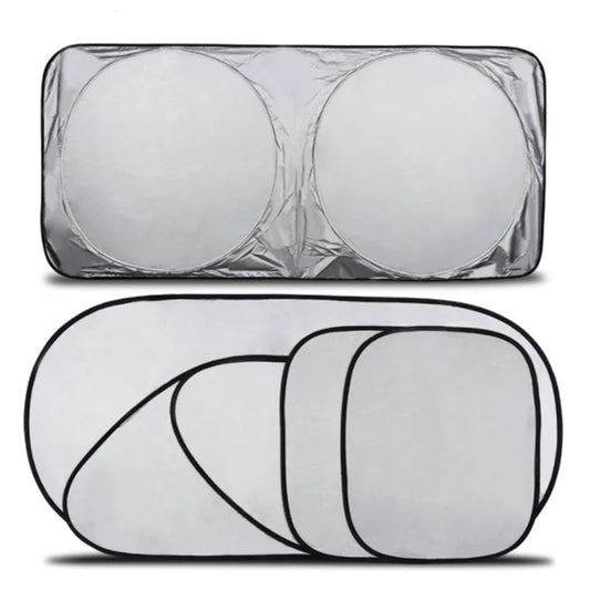 6 Pieces/Set Car Sunshade Windshield Covers Auto Window UV Protection Shield Reflective Sun Block Front Rear Back Side Foldable
